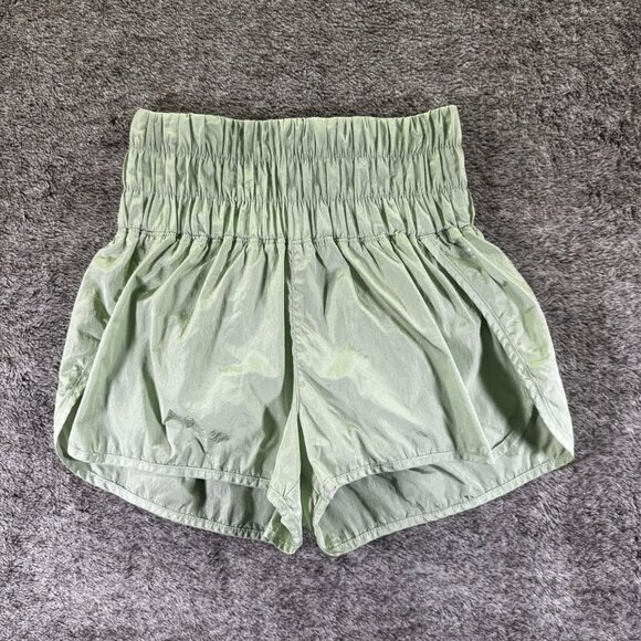 Free People The Way Home Shorts Sz S Light Green - Picture 2 of 6